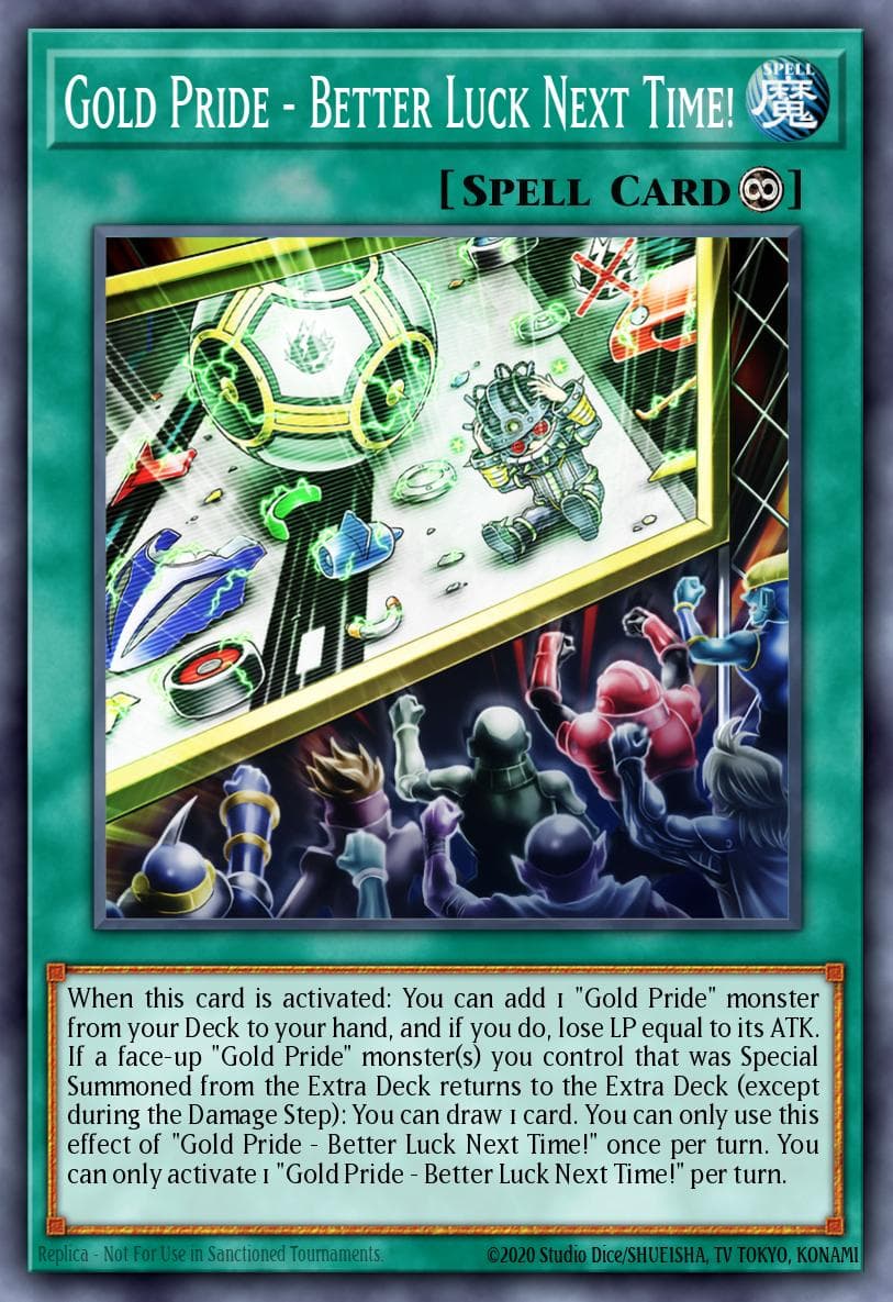 Gold Pride - Better Luck Next Time! 2023 Yu-Gi-Oh! Cyberstorm Access