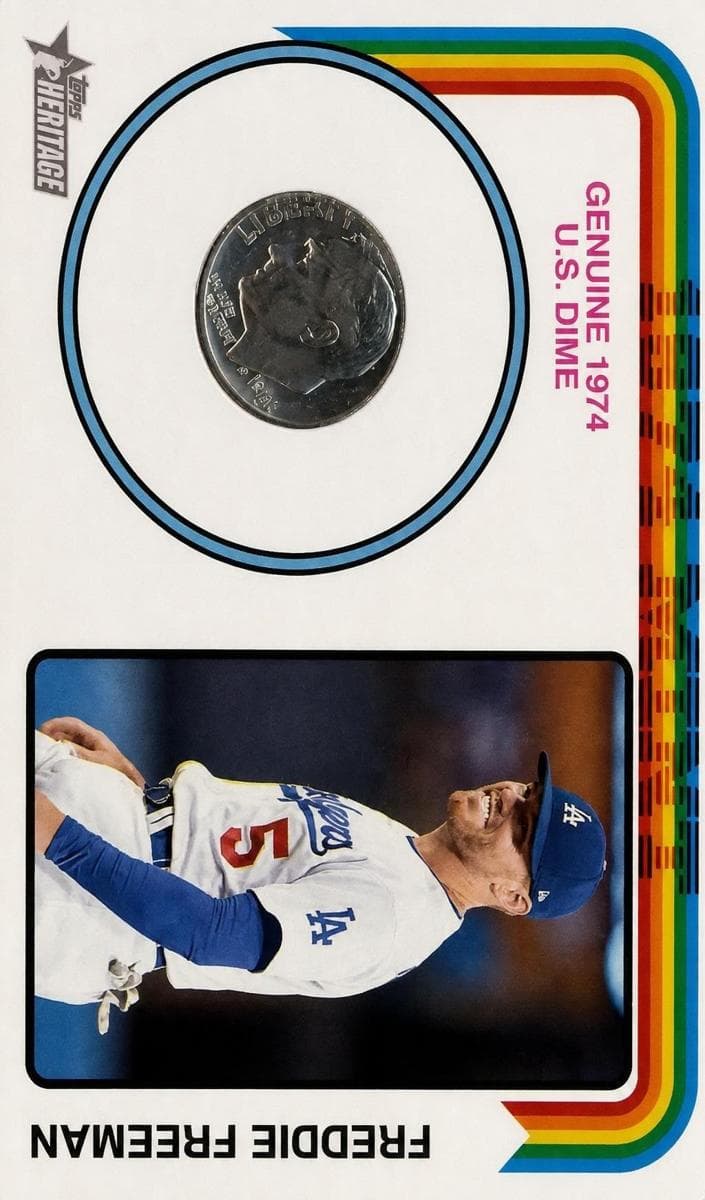Freddie Freeman 2023 topps Topps Heritage