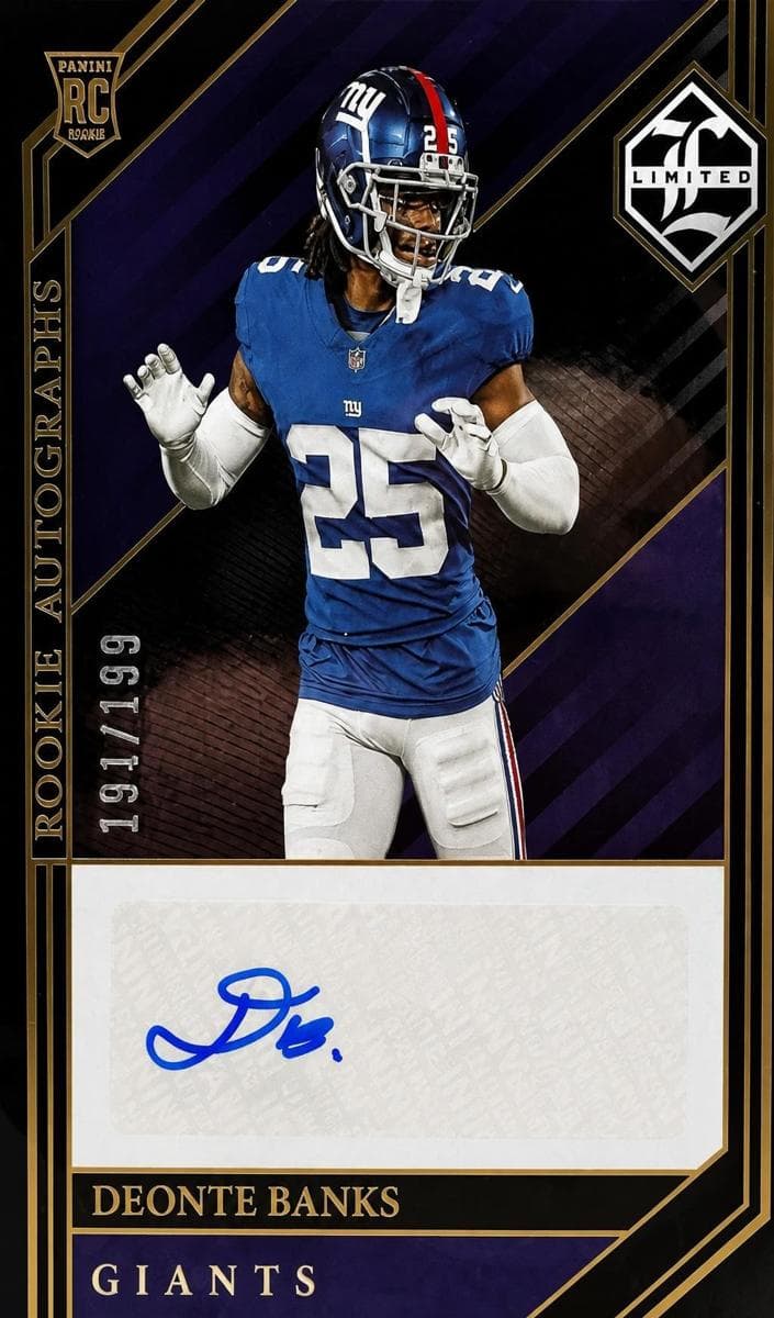 Deonte Banks 2023 panini Panini Limited