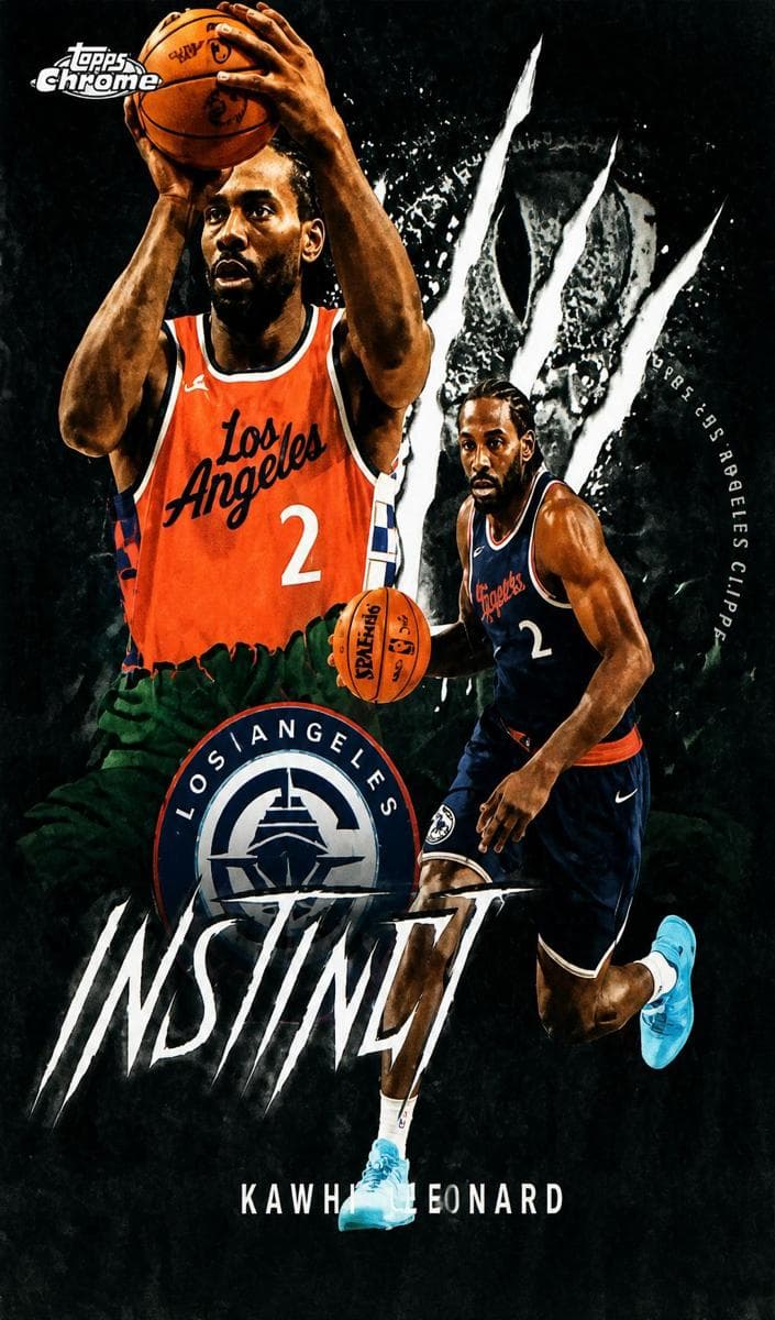 Kawhi Leonard 2025 topps Topps Chrome
