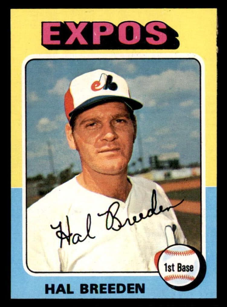 Hal Breeden 1975 topps Topps