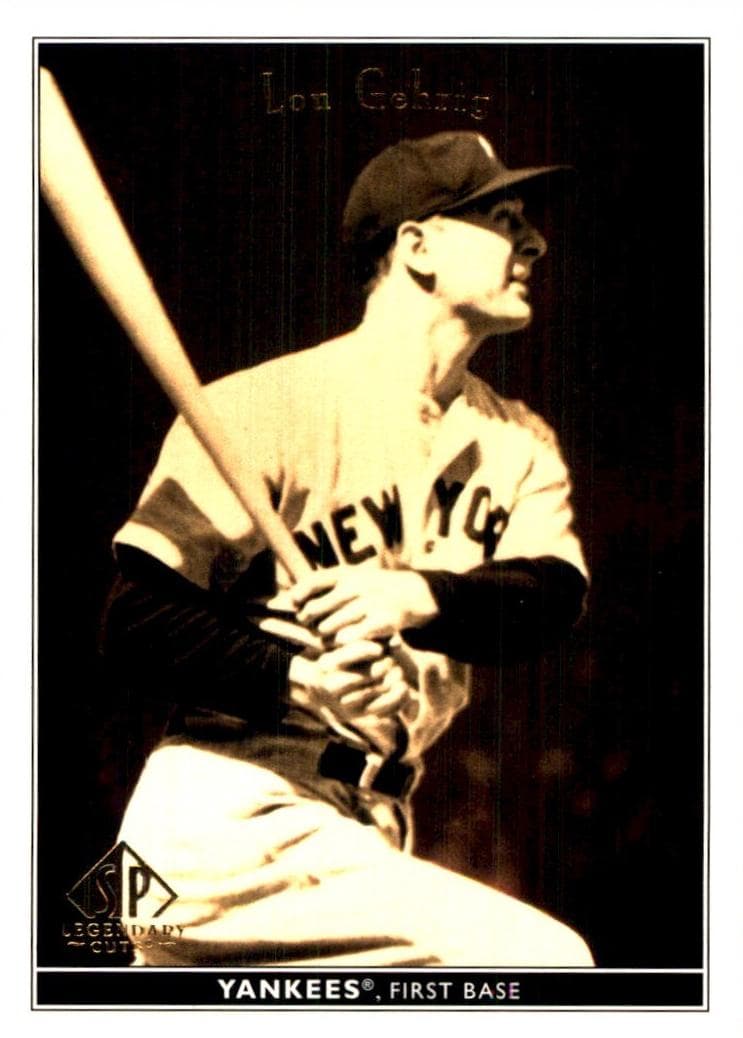 Lou Gehrig 2002 unknown SP Legendary Cuts
