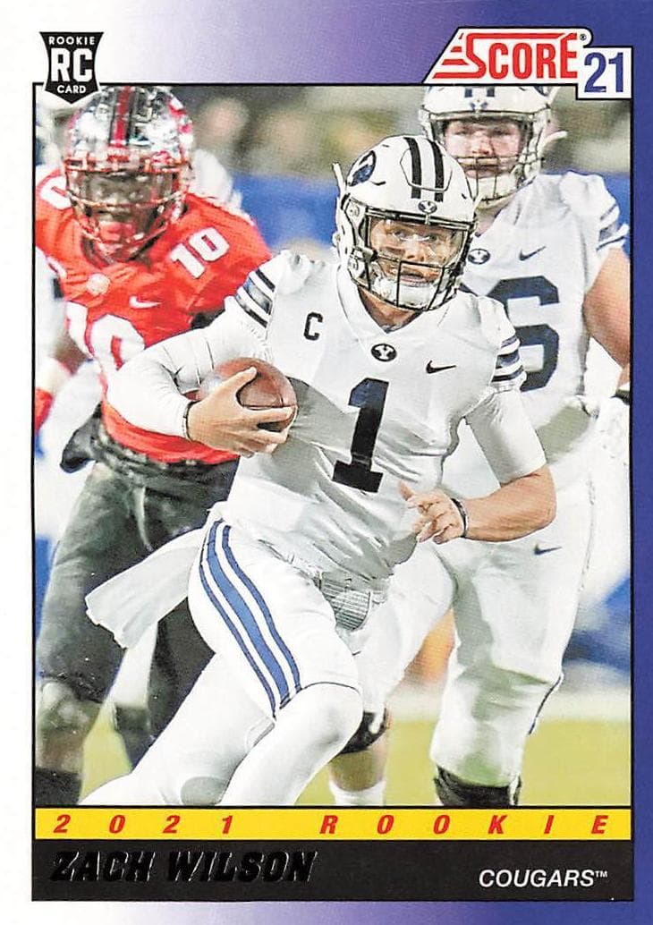 Zach Wilson 2021 panini