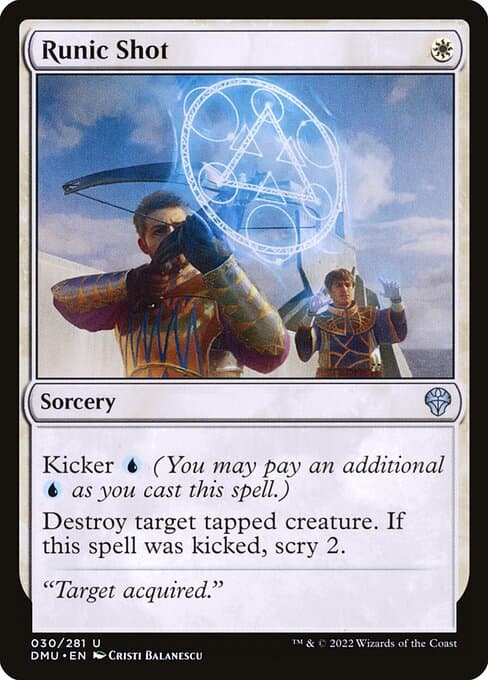 Runic Shot 2022 Magic: The Gathering Dominaria United