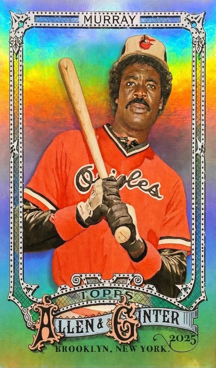 Eddie Murray trading card