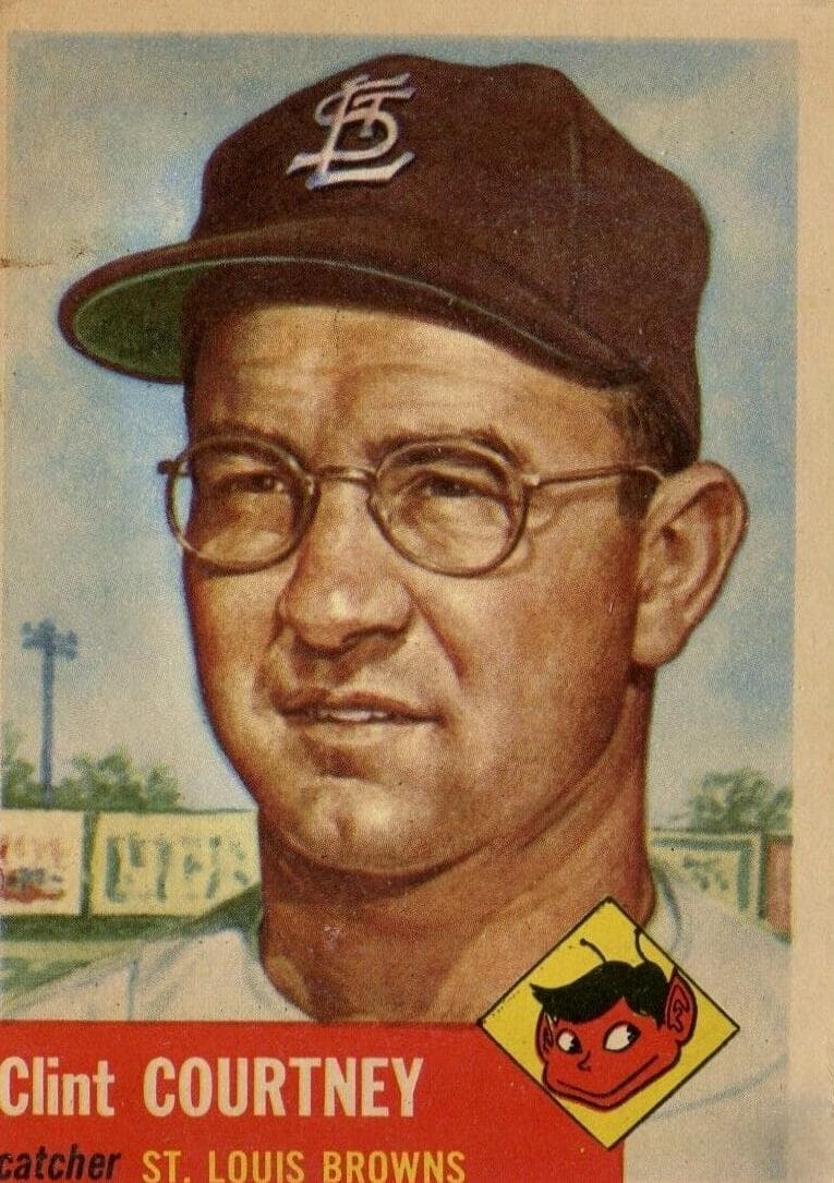 Clint Courtney 1953 topps Topps