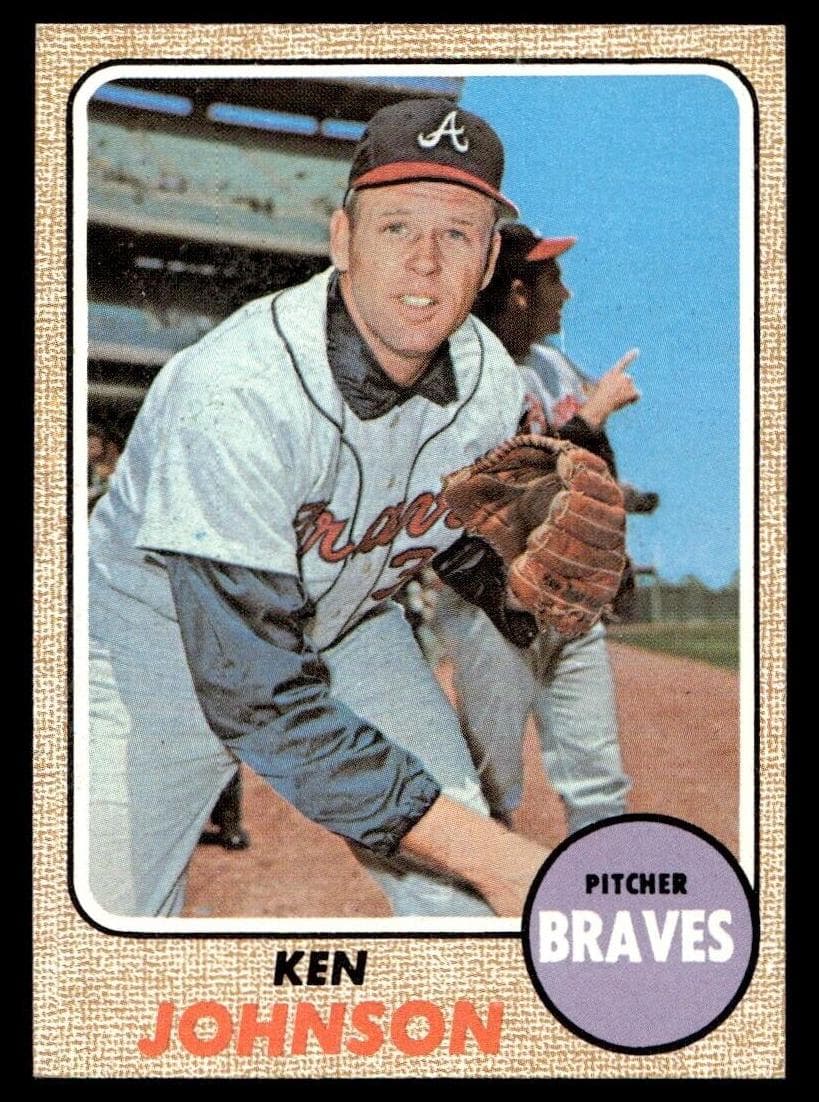 Ken Johnson 1968 topps Topps