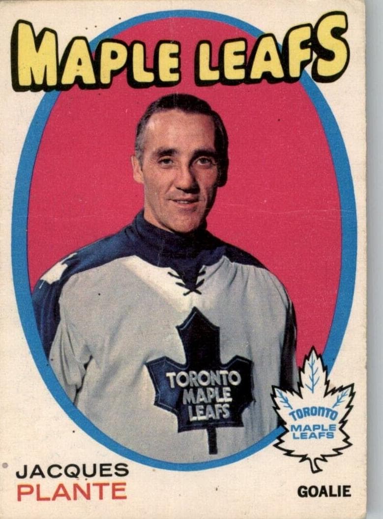 Jacques Plante 1971 topps O-Pee-Chee
