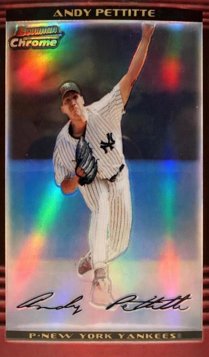 Andy Pettitte 2002 bowman Bowman Chrome