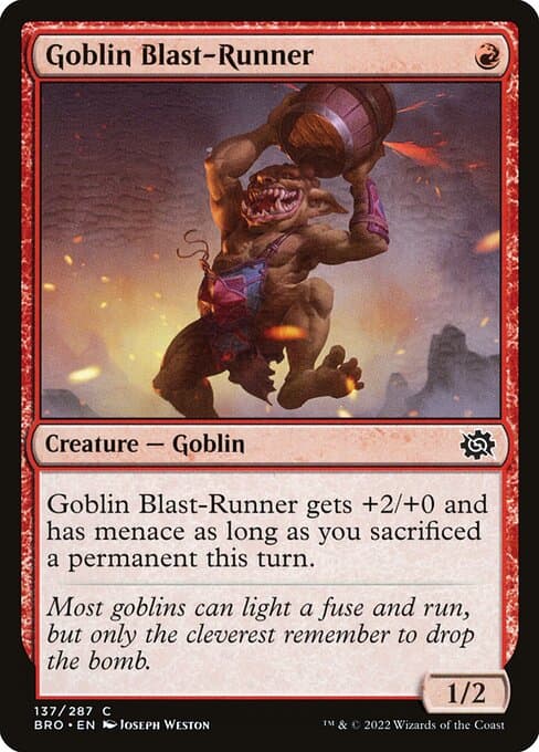 Goblin Blast-Runner 2022 Magic: The Gathering Brother's War
