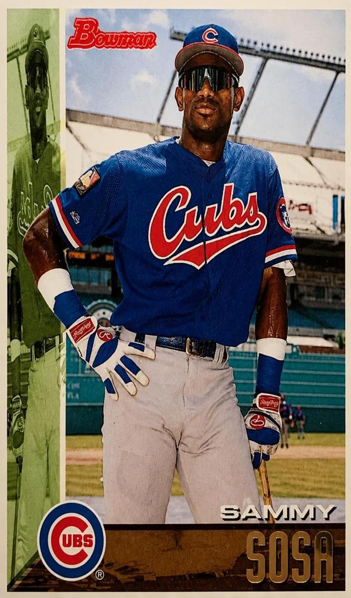 Sammy Sosa 1995 bowman Bowman