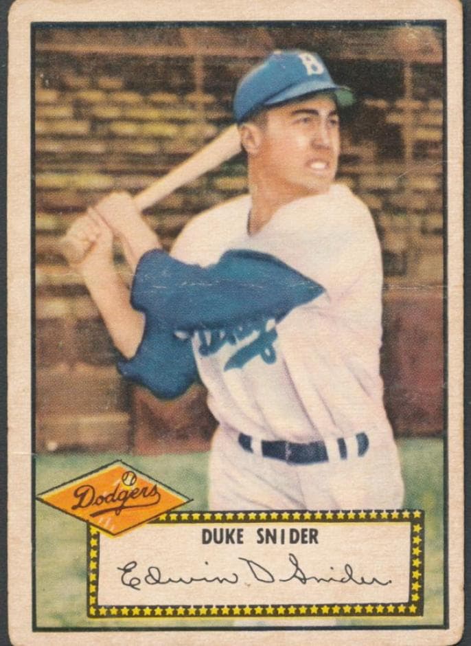 Duke Snider 1952 topps