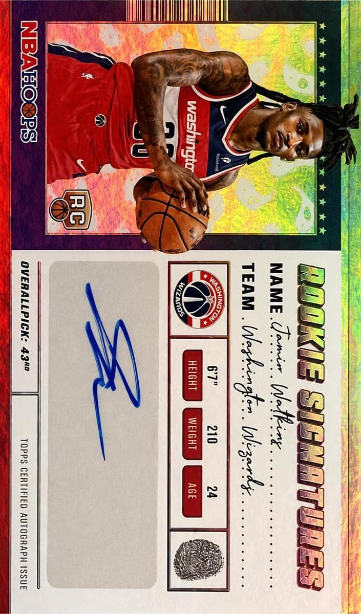 Jamir Watkins 2025 panini NBA Hoops