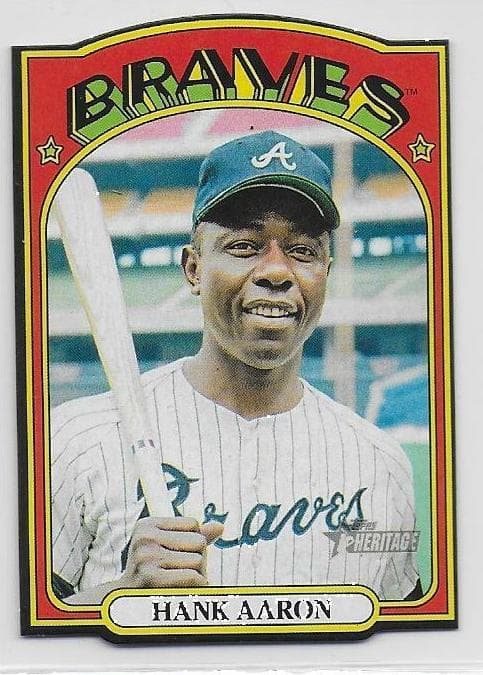 Hank Aaron 2021 topps Topps Heritage