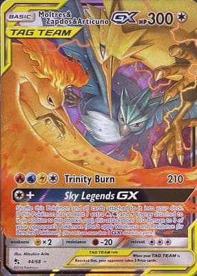 Moltres & Zapdos & Articuno GX #44