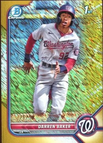Darren Baker 2022 bowman Bowman