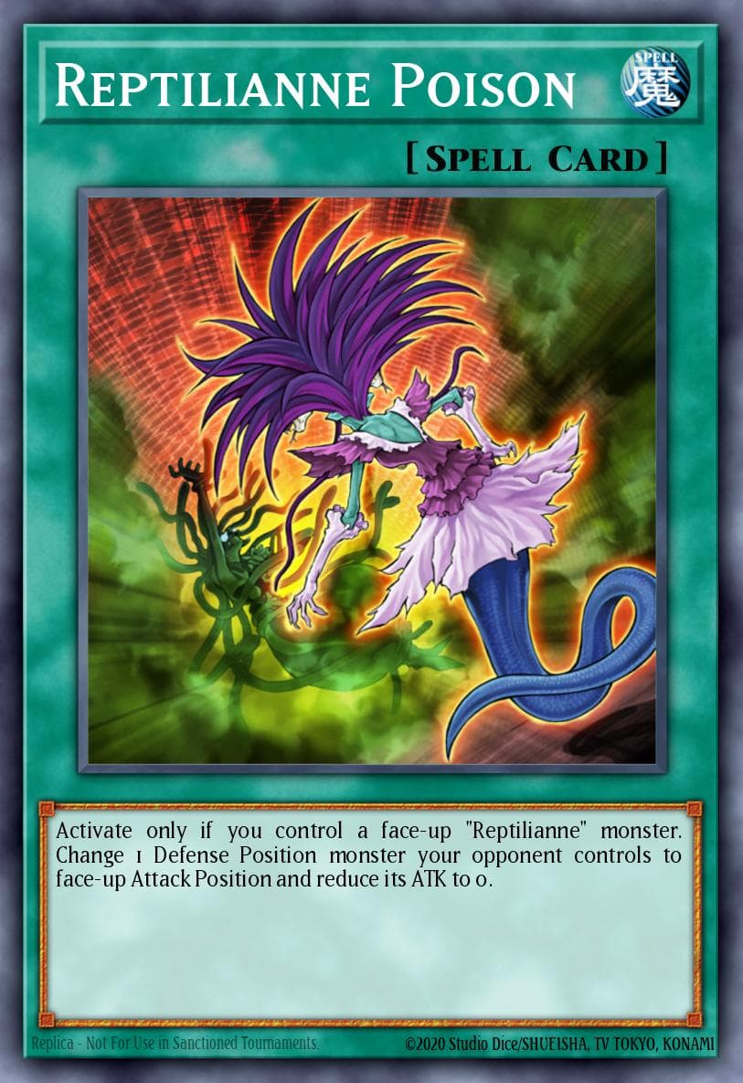 Reptilianne Poison 2009 Yu-Gi-Oh! Stardust Overdrive