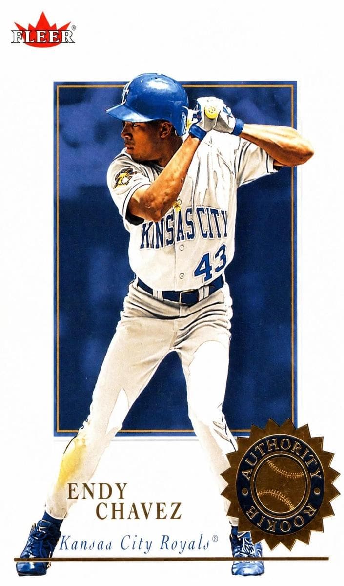 Endy Chavez 2001 fleer Fleer Authority