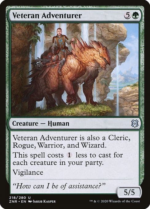 Veteran Adventurer 2020 Magic: The Gathering Zendikar Rising