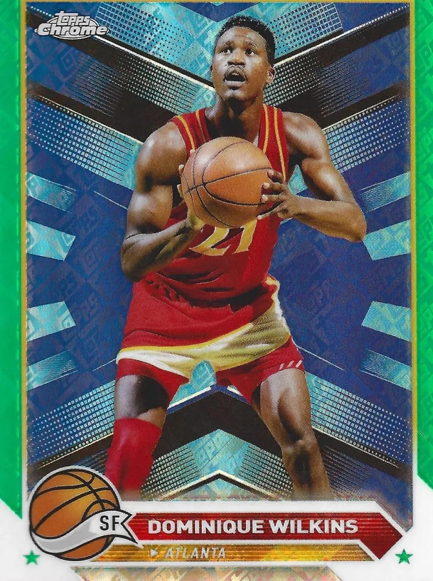 Dominique Wilkins 2023 topps Topps Chrome Sapphire Edition