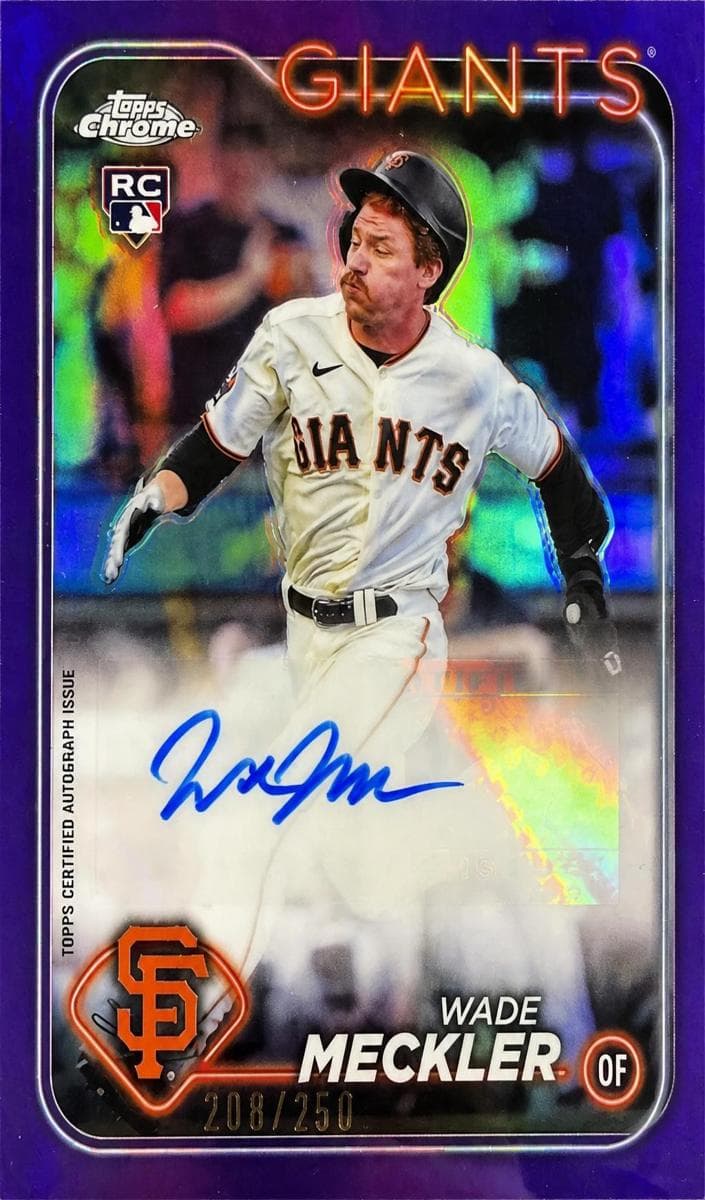 Wade Meckler 2024 topps