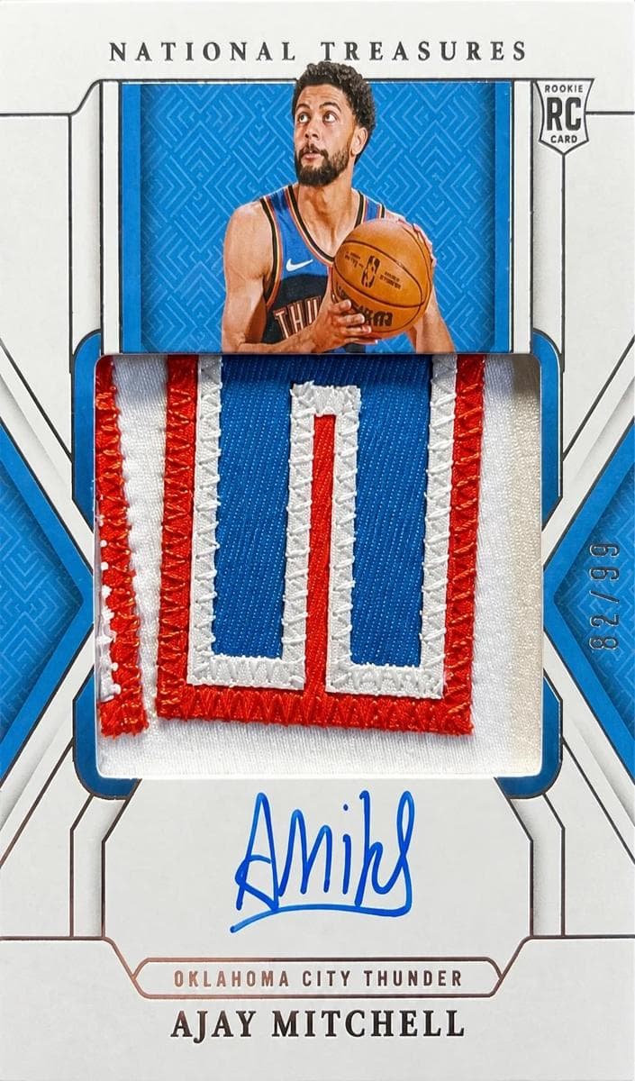 Ajay Mitchell 2024 panini Panini National Treasures
