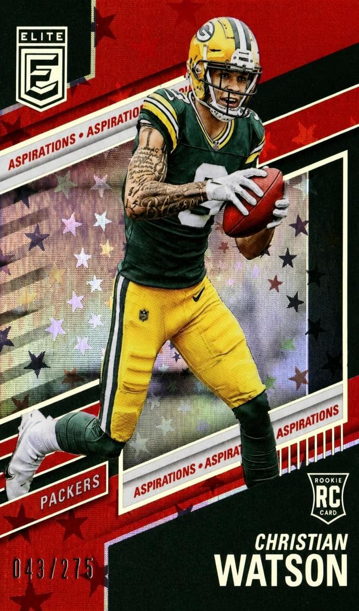 Christian Watson 2022 panini Donruss Elite