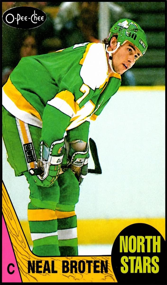 Neal Broten 1987 topps O-Pee-Chee