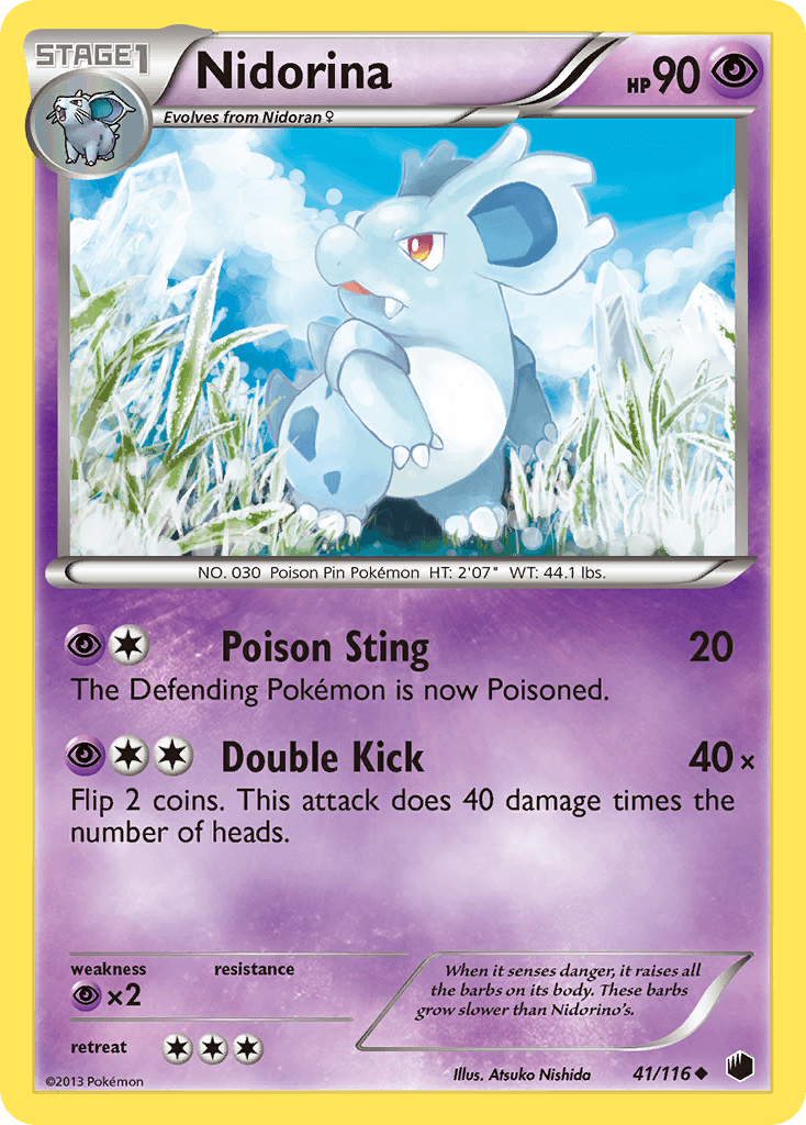 Nidorina 2013 Pokemon Plasma Freeze