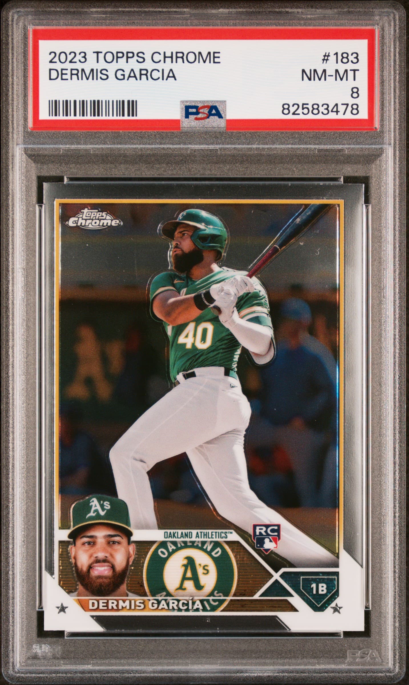 Dermis García trading card
