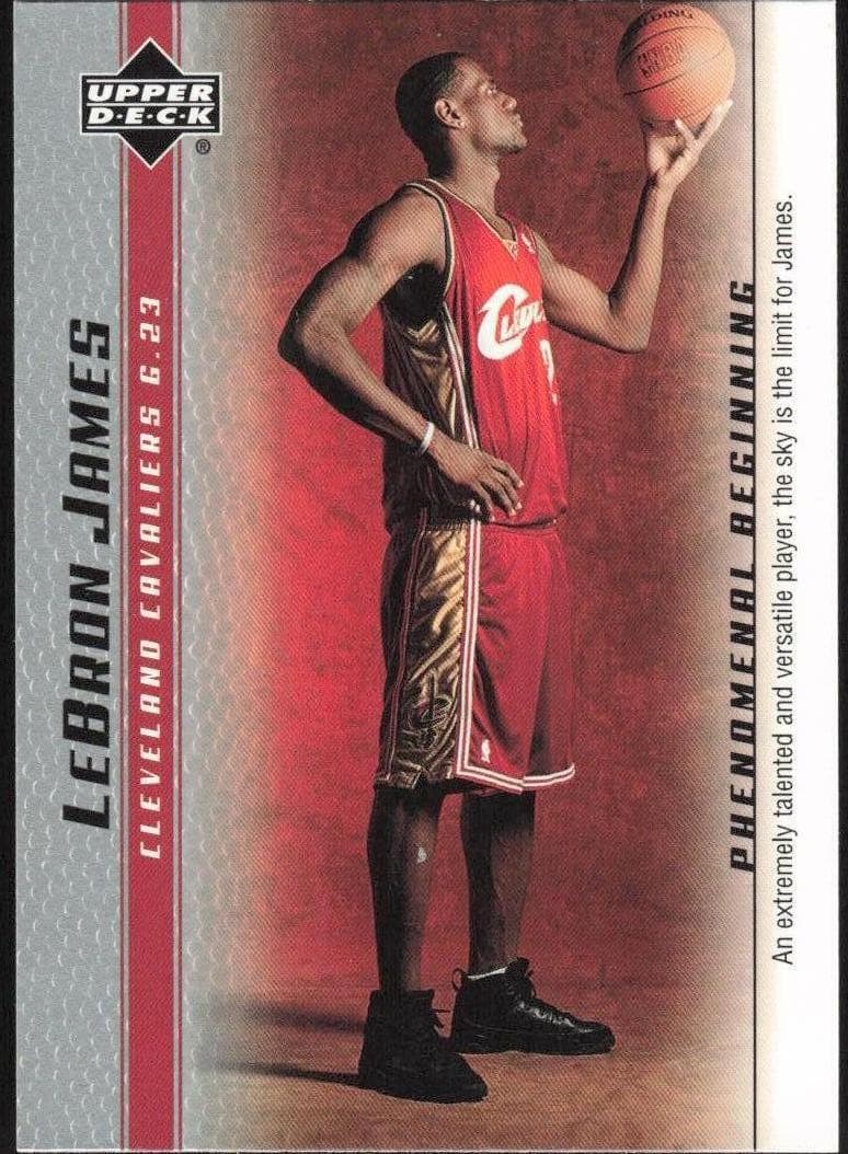 Lebron James 2003 upper-deck Lebron James Phenomenal Beginnings