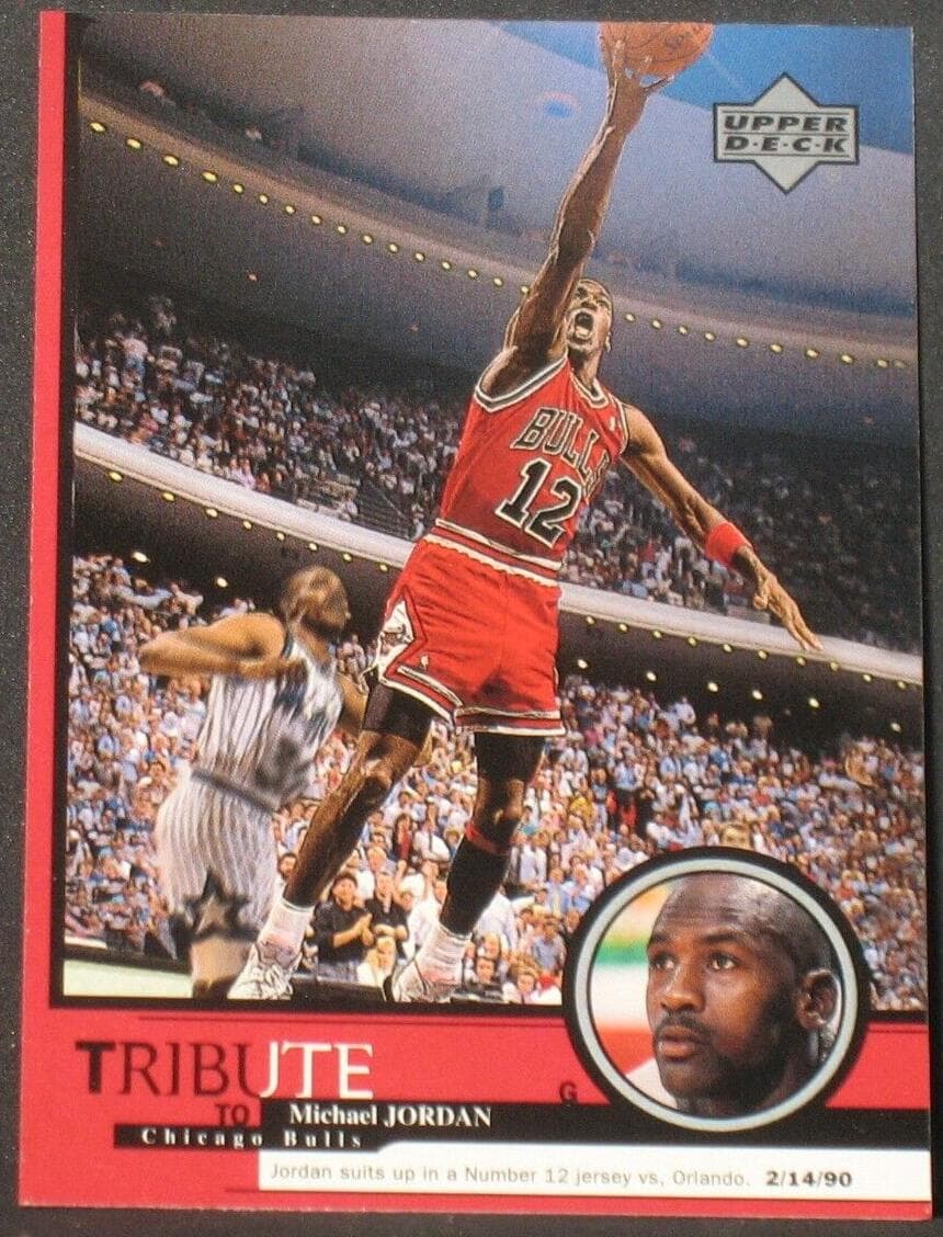 Michael Jordan 1999 upper-deck Tribute To Michael Jordan