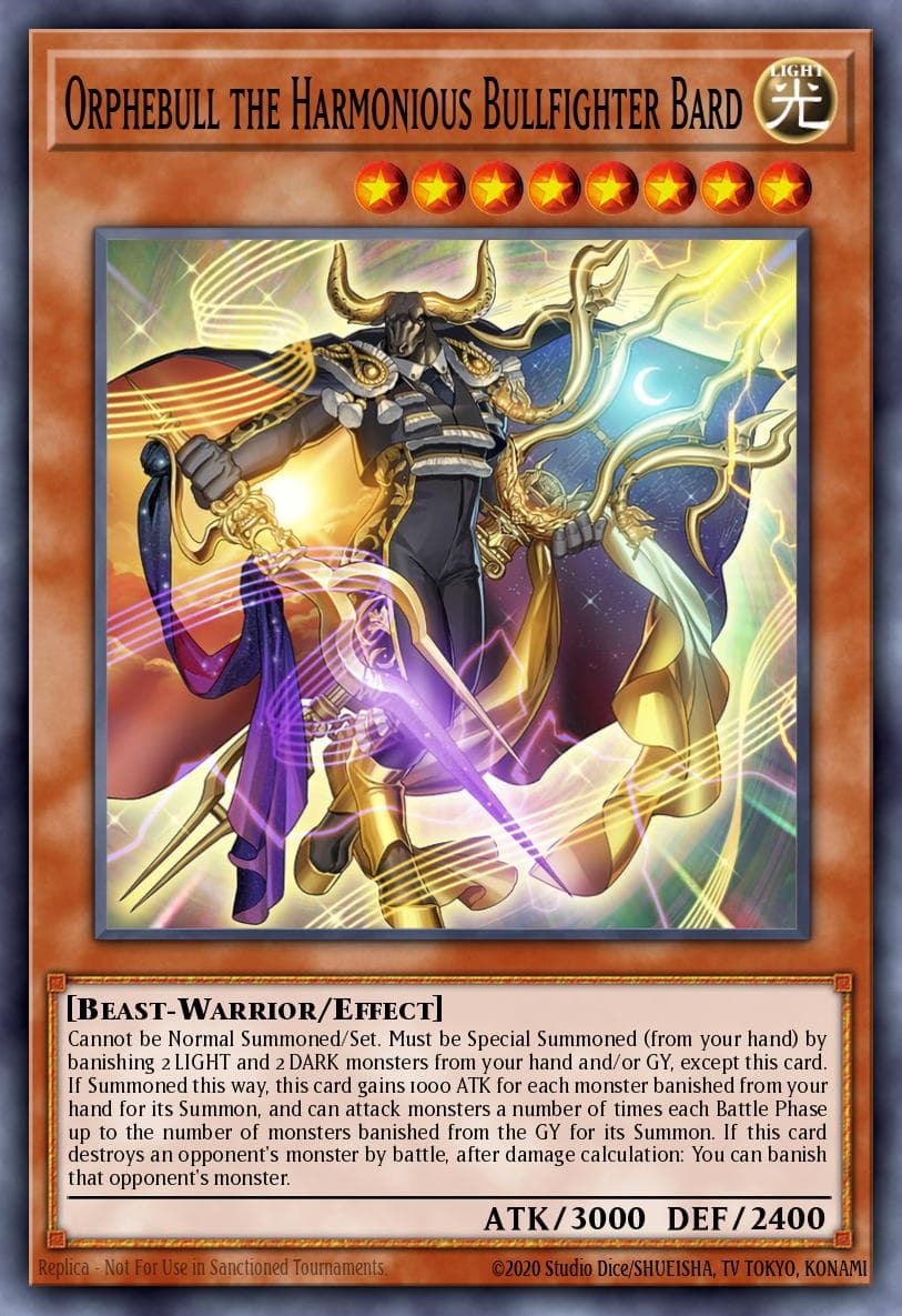 Orphebull the Harmonious Bullfighter Bard #PHHY-EN082