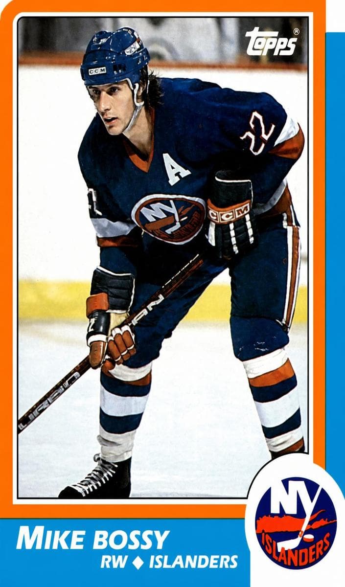 Mike Bossy 1986 topps Topps
