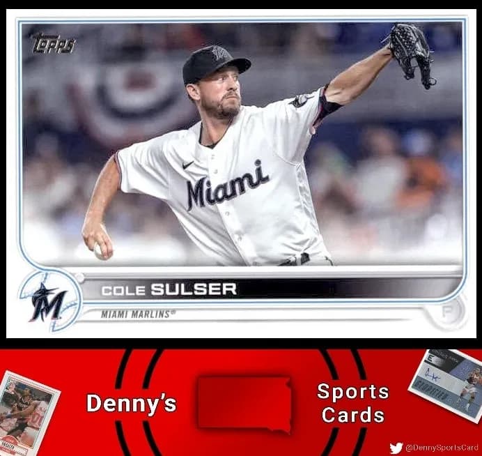 Cole Sulser 2022 topps Topps Update