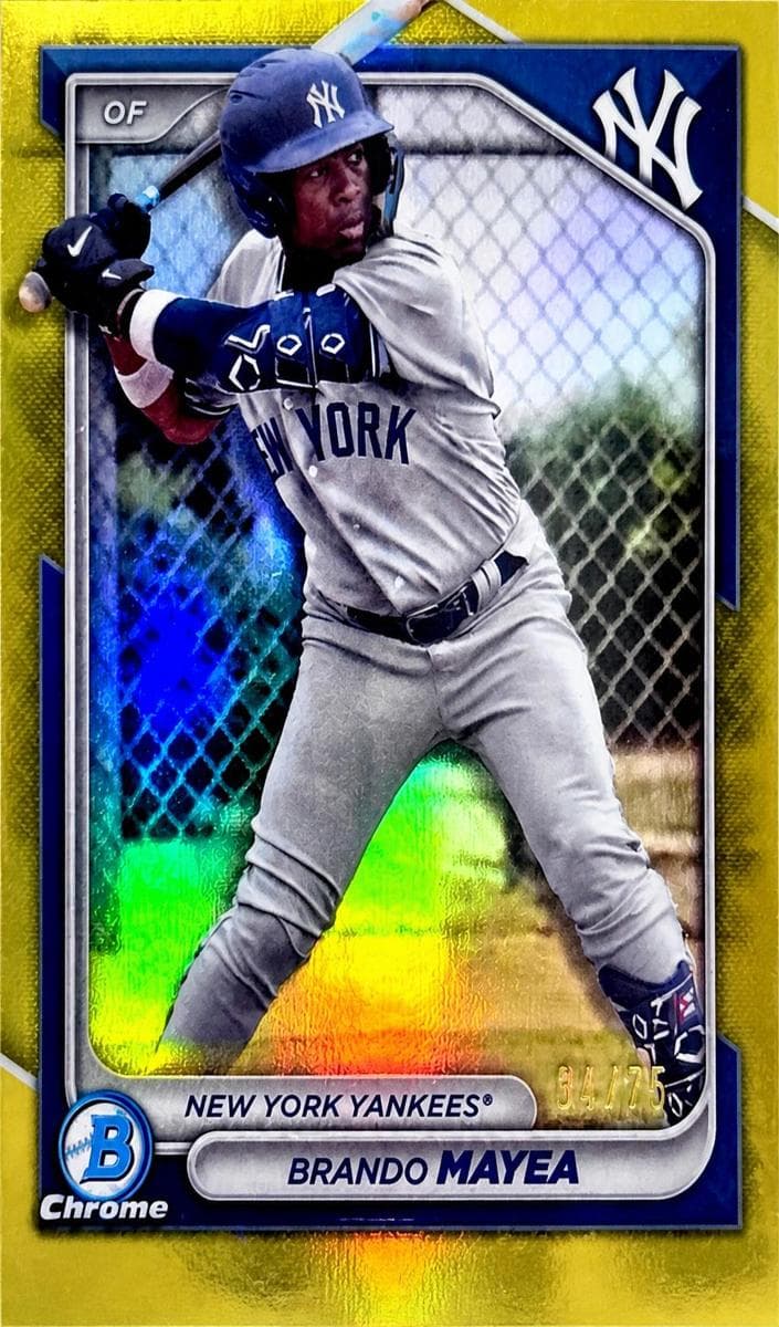 Brando Mayea 2024 bowman Bowman Chrome Prospects