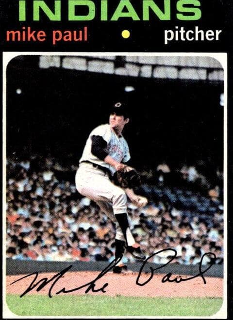 Mike Paul 1971 topps Topps