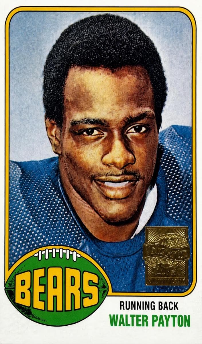 Walter Payton 2001 topps