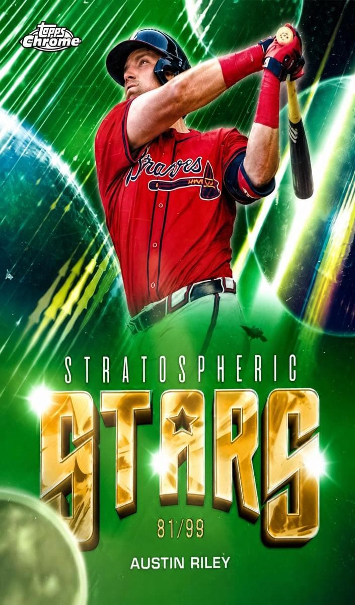 Austin Riley 2024 topps Topps Chrome Update