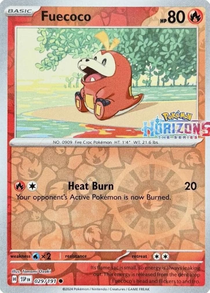 Fuecoco trading card