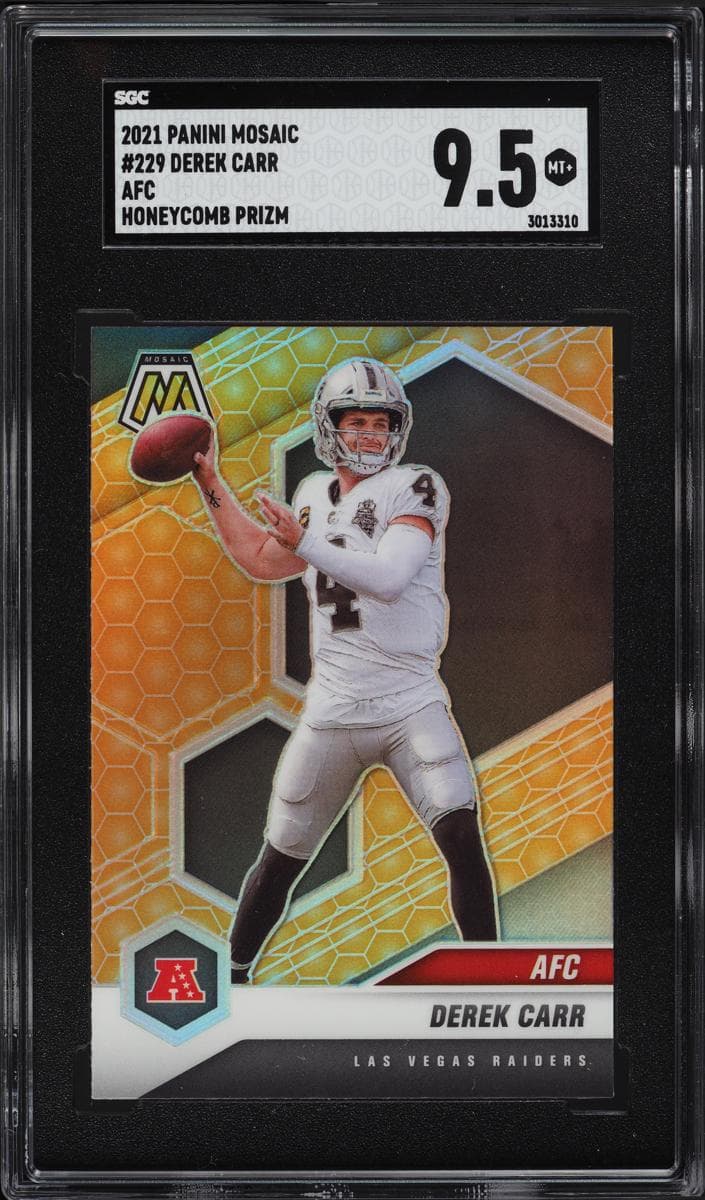 Derek Carr 2021 panini Panini Mosaic
