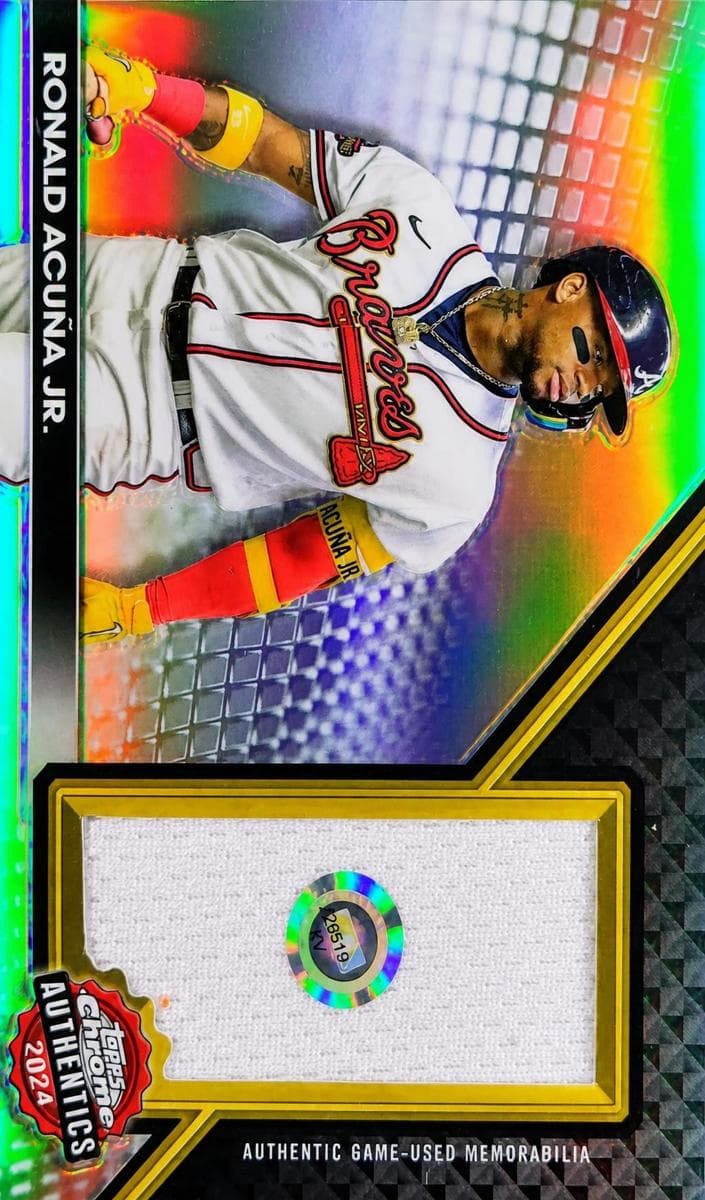 Ronald Acuña Jr. 2024 topps Topps Chrome