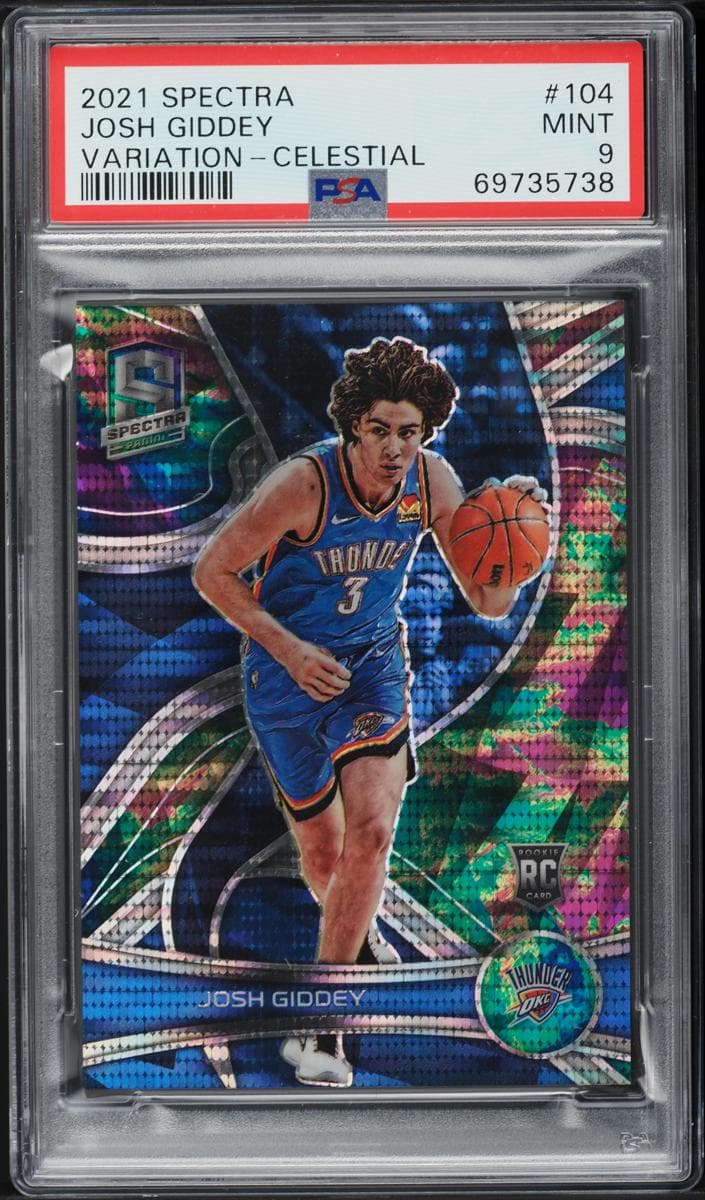 Josh Giddey 2021 panini Panini Spectra