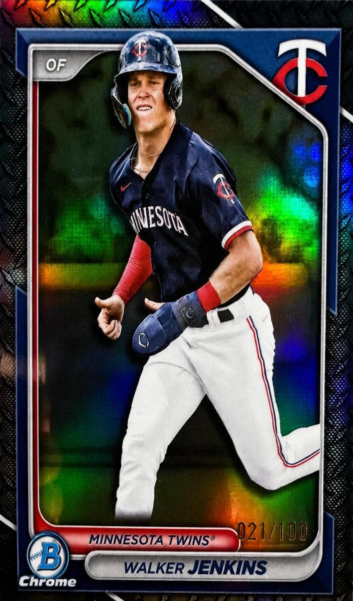 Walker Jenkins 2024 bowman Bowman Draft Sapphire Edition