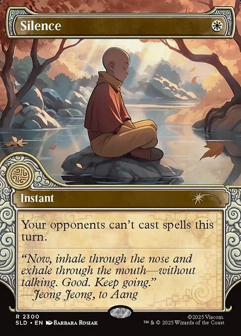 Silence 2019 Magic: The Gathering Secret Lair Drop