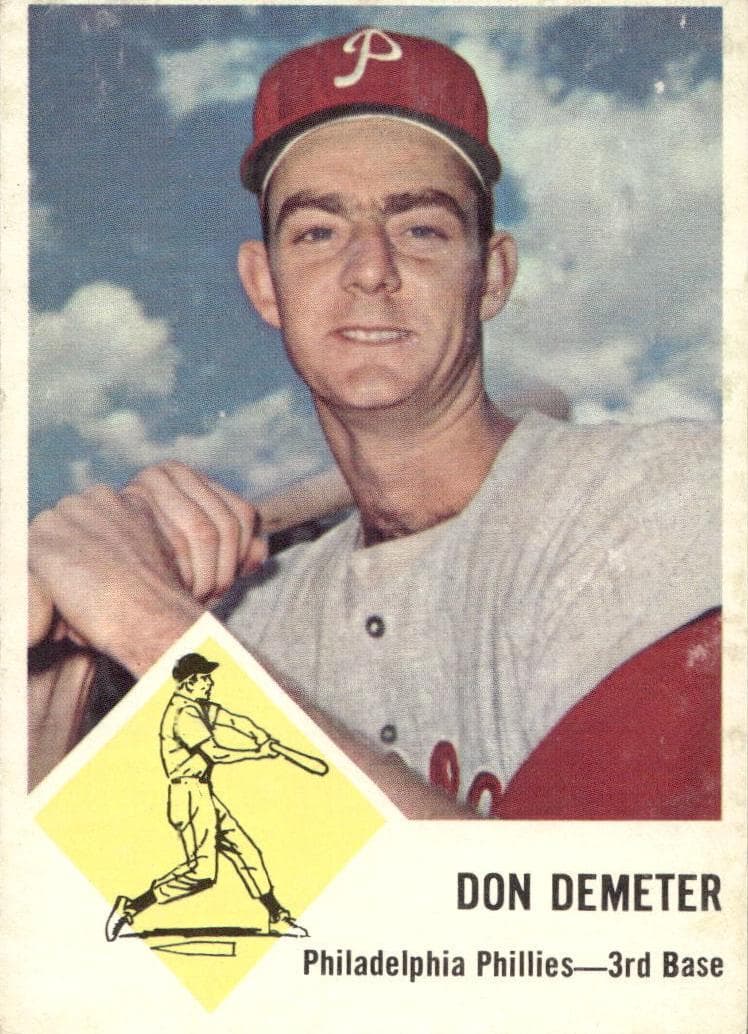 Don Demeter 1963 fleer Fleer