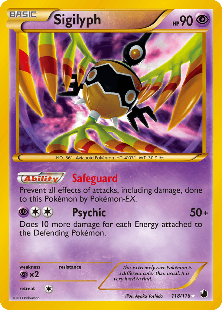 Sigilyph 2013 Pokemon