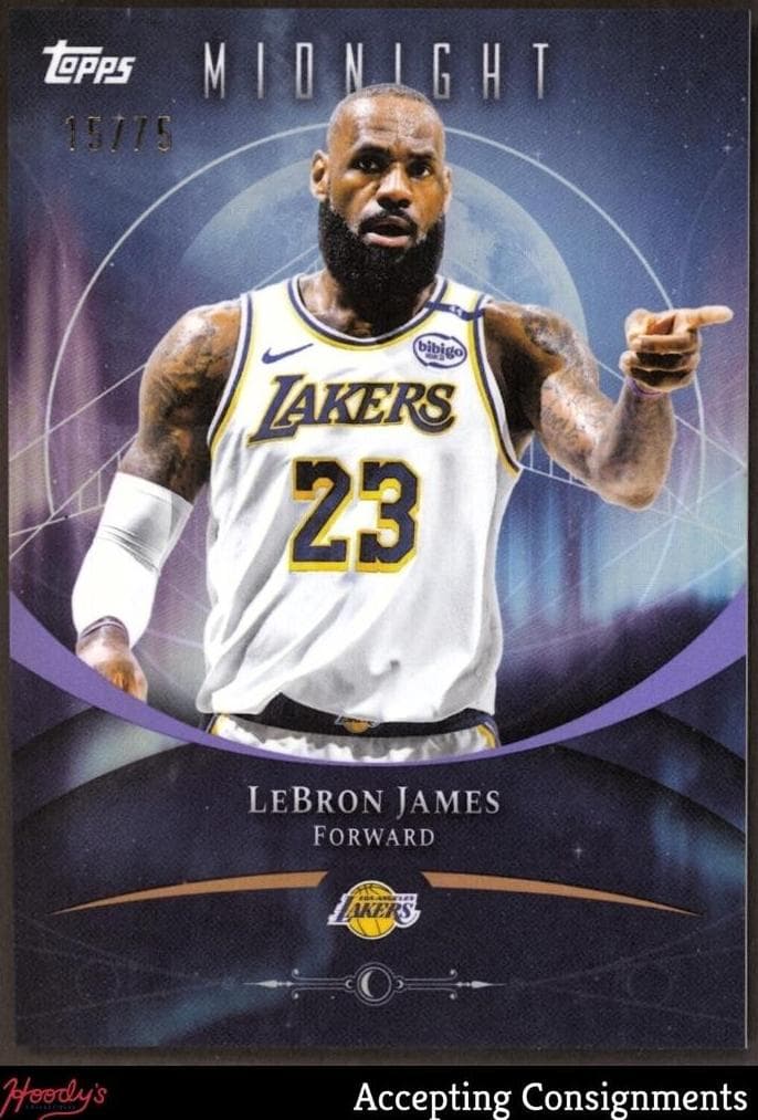 LeBron James 2025 topps Topps Midnight