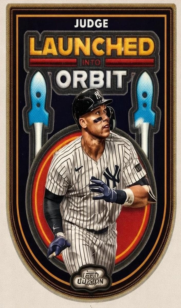 Aaron Judge 2025 topps Topps Cosmic Chrome