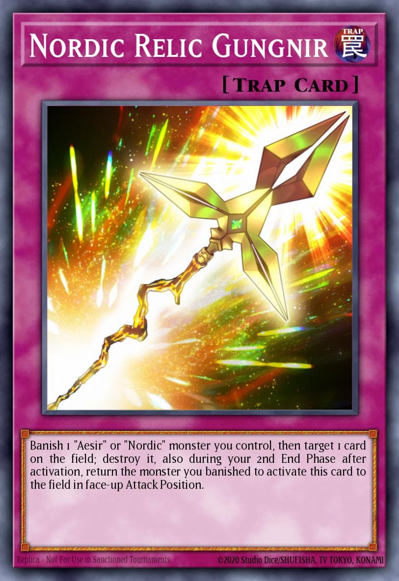 Nordic Relic Gungnir 2014 Yu-Gi-Oh! Legendary Collection 5D's Mega Pack